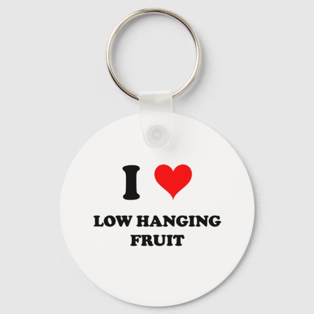 I Kärlek Low Hanging Fruit Nyckelring (Framsida)