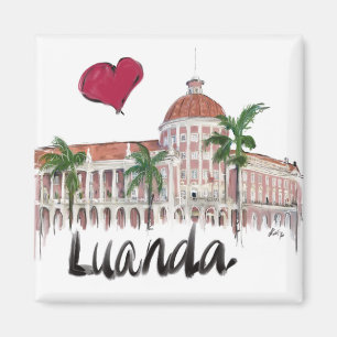 I kärlek Luanda Magnet