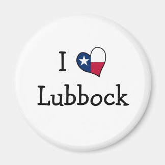 I Kärlek Lubbock Texas Magnet
