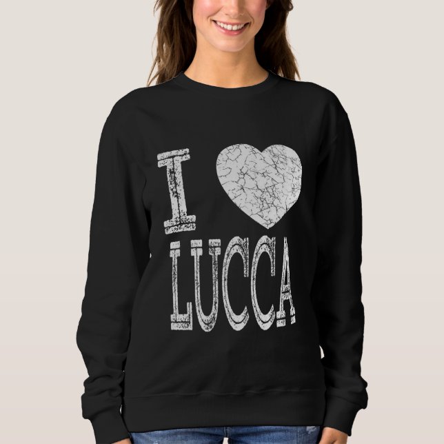 I Kärlek Lucca Valentine Boykompis Son Heart Hjärt T Shirt (Framsida)