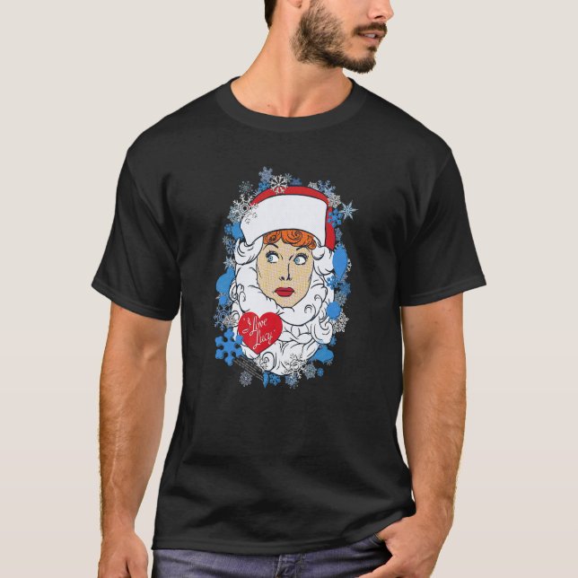 I Kärlek Lucy Beard Flakes T Shirt (Framsida)