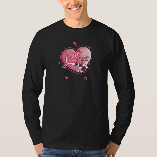 I Kärlek Lucy Chocolate Smudges T Shirt (Framsida)