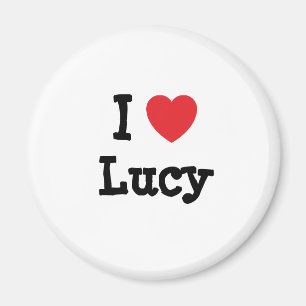 I kärlek Lucy eart T-Shirt Magnet