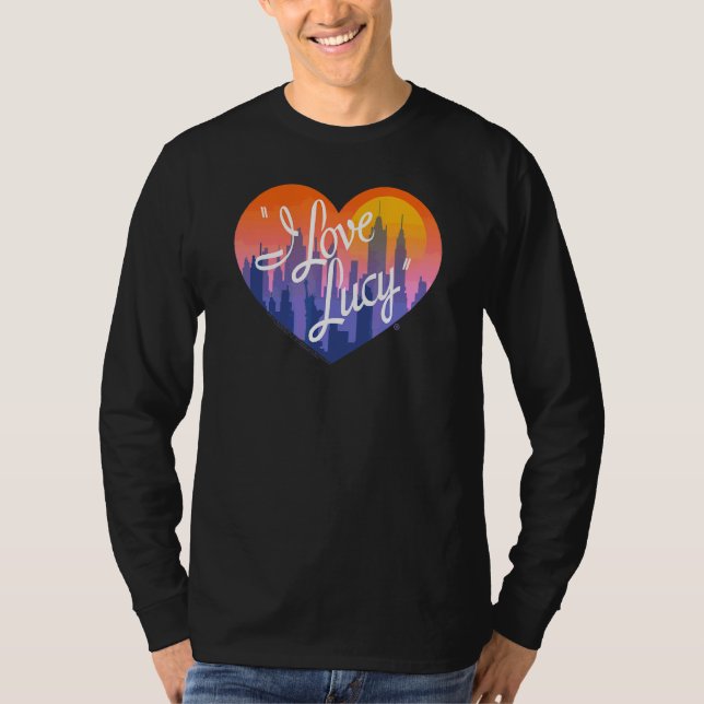 I Kärlek Lucy Heart of the City T Shirt (Framsida)
