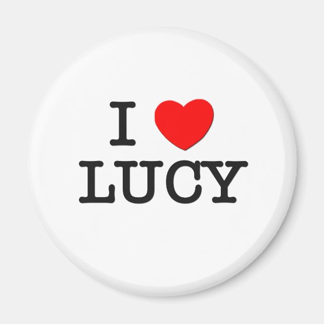 I Kärlek Lucy Magnet (Framsidan)
