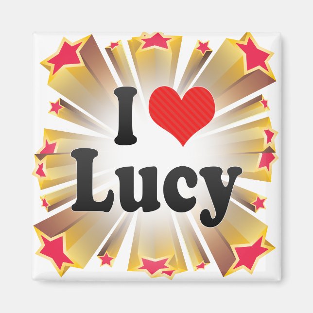 I Kärlek Lucy Magnet (Framsidan)
