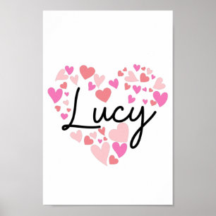 I kärlek Lucy Poster