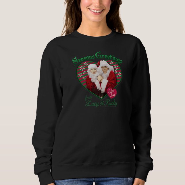 I Kärlek Lucy Säsonhälsningars T Shirt (Framsida)