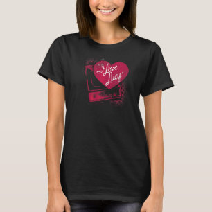I Kärlek Lucy Spray Paint Heart T Shirt
