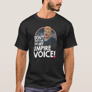I Kärlek Lucy Umpire T Shirt