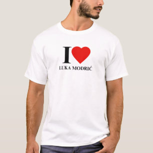 I Kärlek Luka Modrić Fläkt T-Shirt