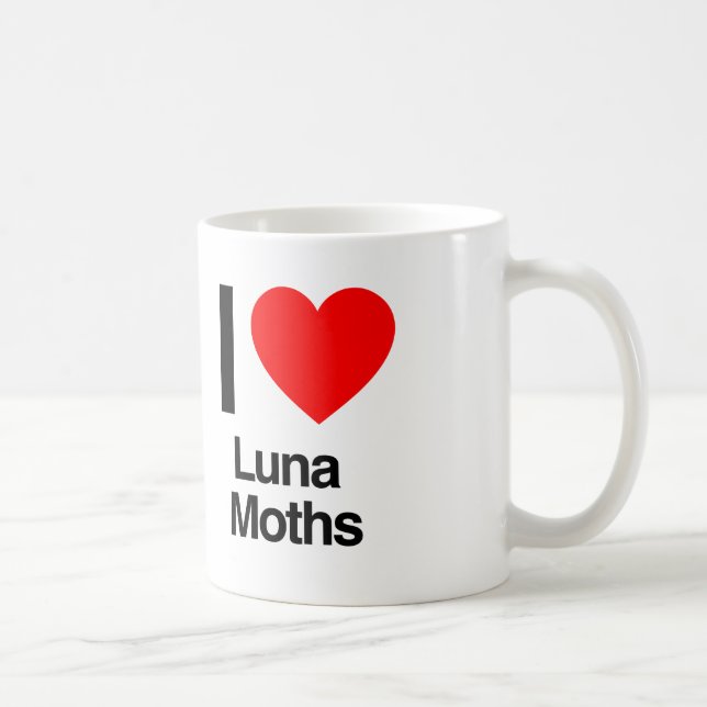 i kärlek luna moths kaffemugg (Höger)