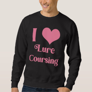 I Kärlek Lure Coursing Rosa Lång Ärmad Tröja