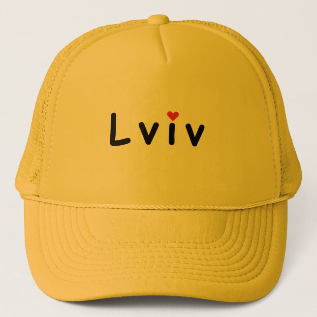 I kärlek Lviv Ukraina Keps (Framsida)