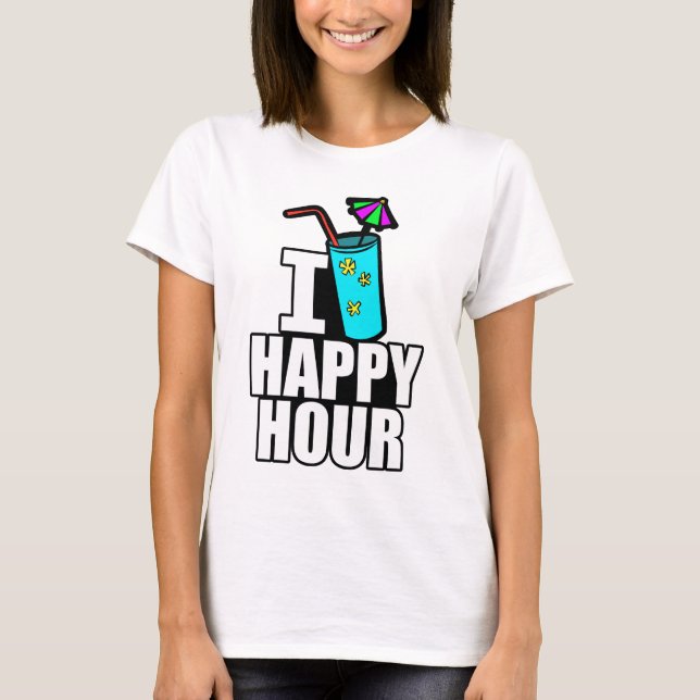 I Kärlek Lycklig Hour Tee (Framsida)
