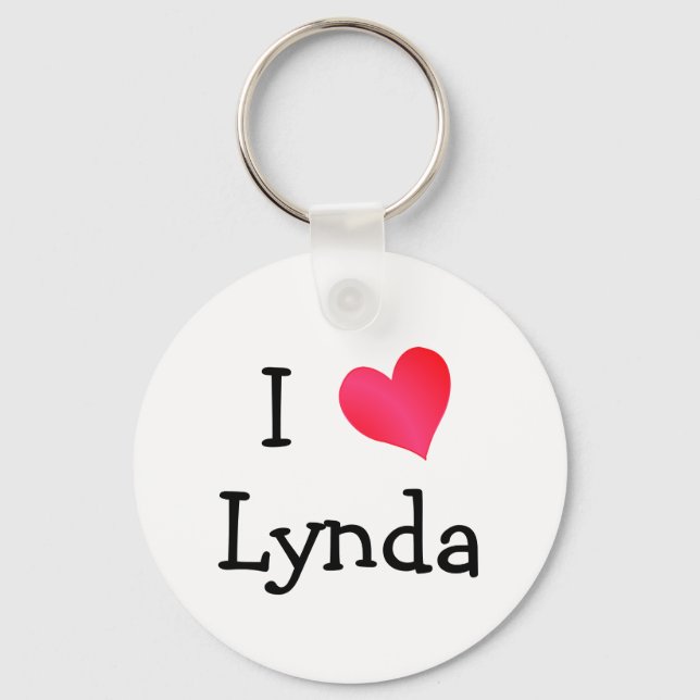 I Kärlek Lynda Nyckelring (Framsida)