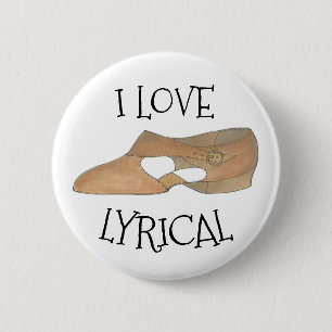 I Kärlek Lyrical Tan Modern Dance Teacher Shoe Knapp