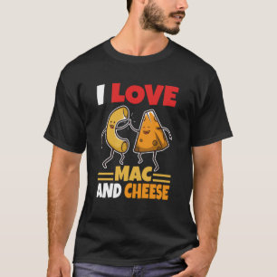 I Kärlek Mac och Cheese T Shirt