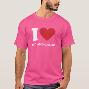 I Kärlek MAC OCH OST Hjärtar JAG MAC OCH OST T Shirt
