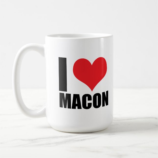 I kärlek Macon Kaffemugg (Vänster)