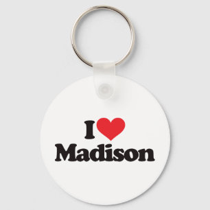I Kärlek Madison Nyckelring