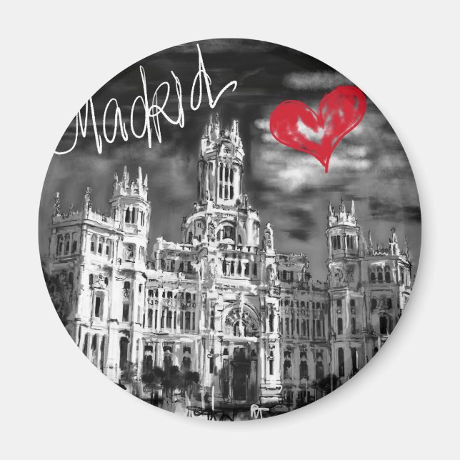 I kärlek Madrid Magnet (Framsidan)