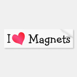 I Kärlek Magnet Bildekal