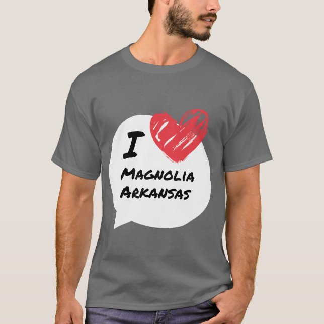 I kärlek Magnolia Arkansas T Shirt (Framsida)