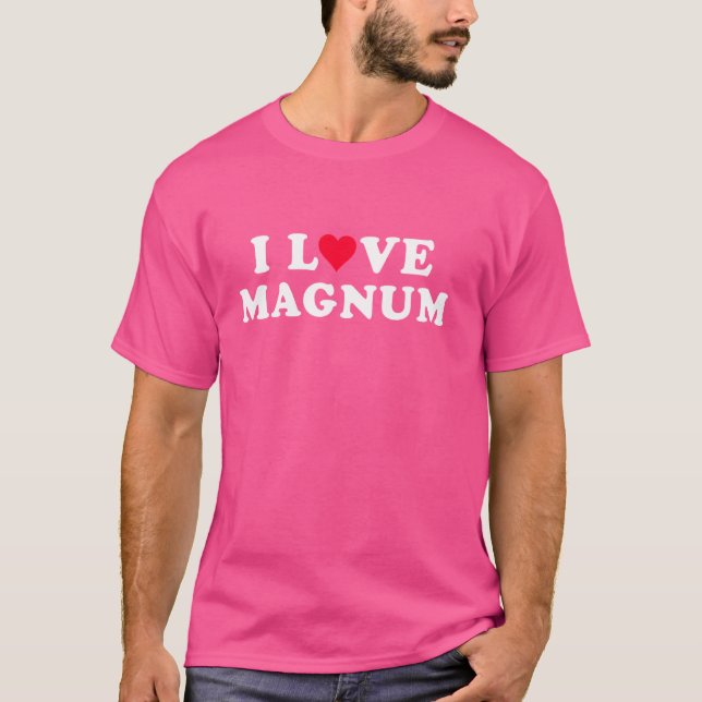 I Kärlek Magnum Matching Girlkompis & Boykompis Ma T Shirt (Framsida)