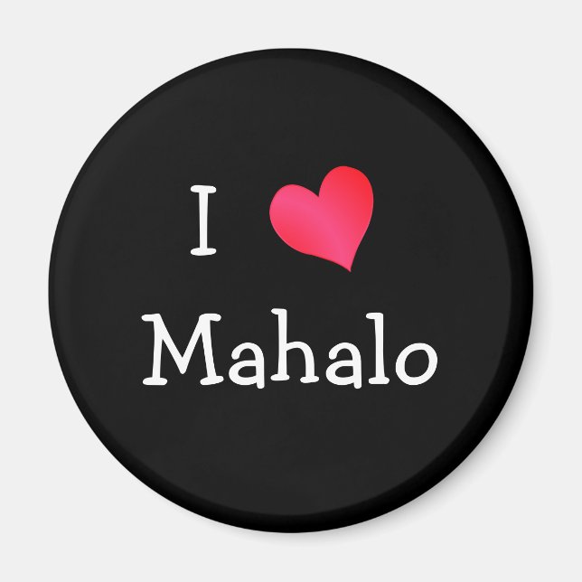 I Kärlek Mahalo Magnet (Framsidan)