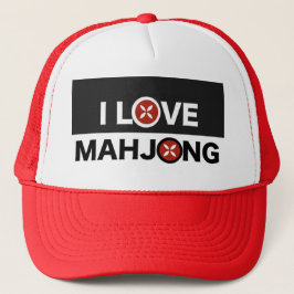 I Kärlek Mahjong Det är min bag Keps