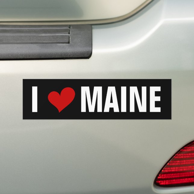 I KÄRLEK MAINE BILDEKAL (På Bil)