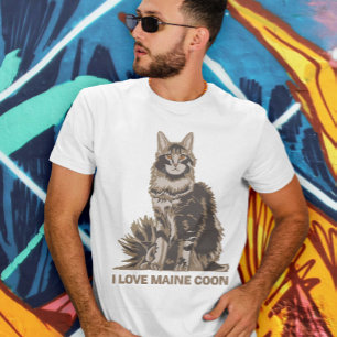 I KÄRLEK MAINE COON T SHIRT