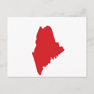 I Kärlek Maine Vykort