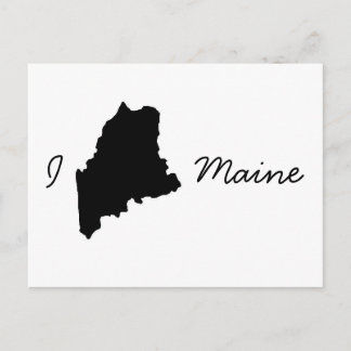 I Kärlek Maine-vykort Vykort