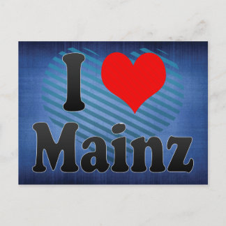I Kärlek Mainz, Tyskland Vykort