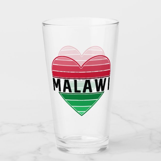 I Kärlek Malawi, Malawian Heart Glaskopp (Framsida)