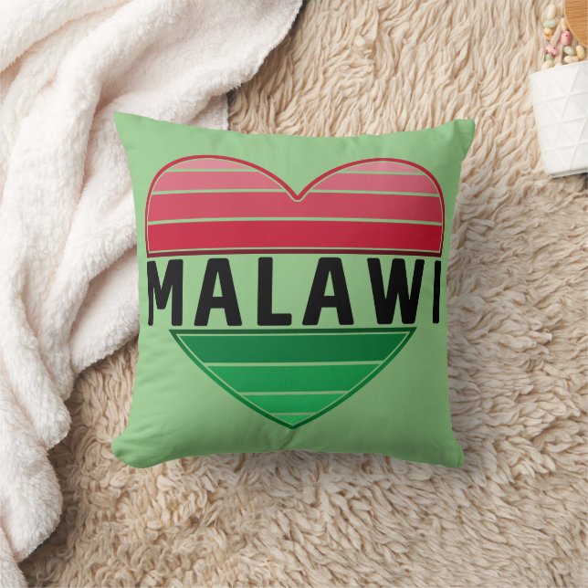 I Kärlek Malawi, Malawian Heart Kudde (Filt)