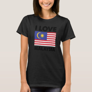 I Kärlek Malaysia Heart Malaysia Family Travel Mal T Shirt