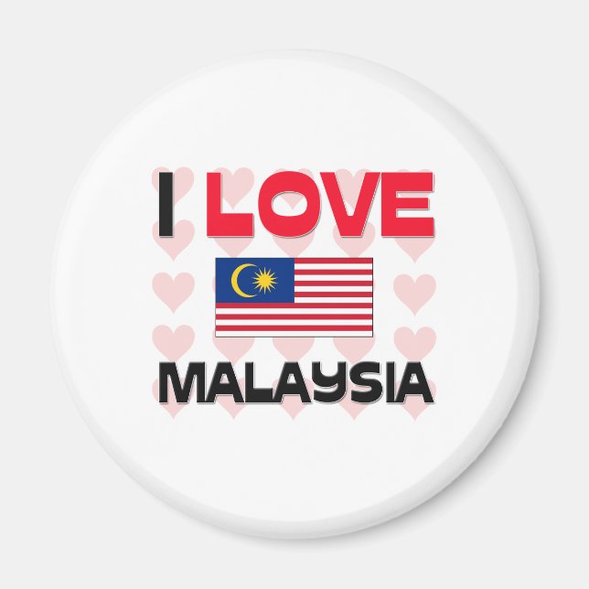 I Kärlek Malaysia Magnet (Framsidan)