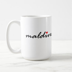 I kärlek Maldives Kaffemugg