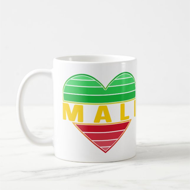 I Kärlek Mali, Malian Heart Kaffemugg (Vänster)