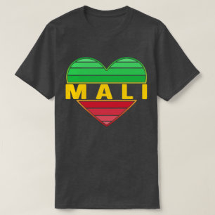 I Kärlek Mali, Malian Heart T Shirt