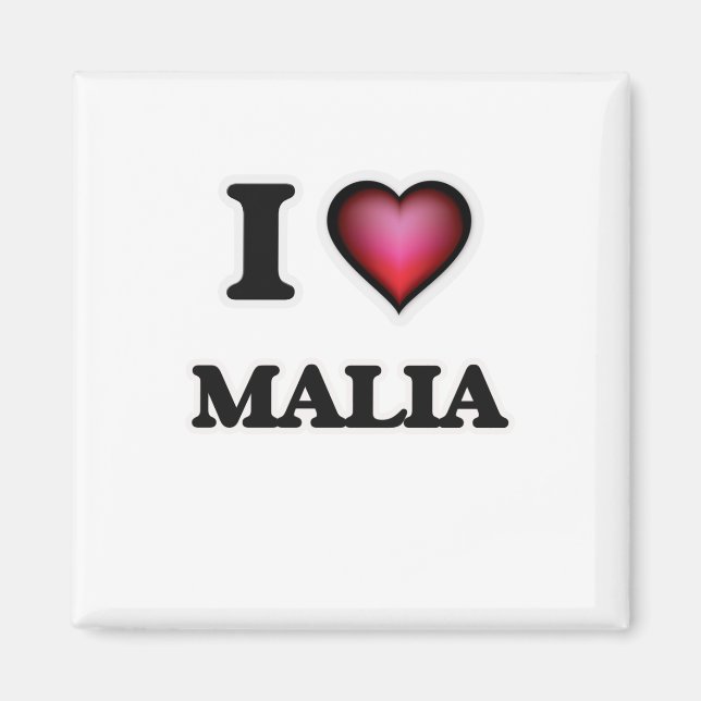 I Kärlek Malia Magnet (Framsidan)