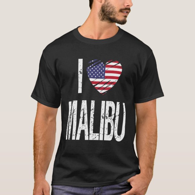 I Kärlek Malibu T Shirt (Framsida)