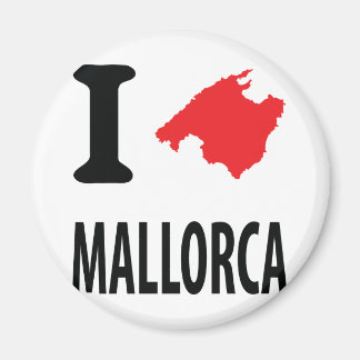 I kärlek Mallorca-konturikon Magnet