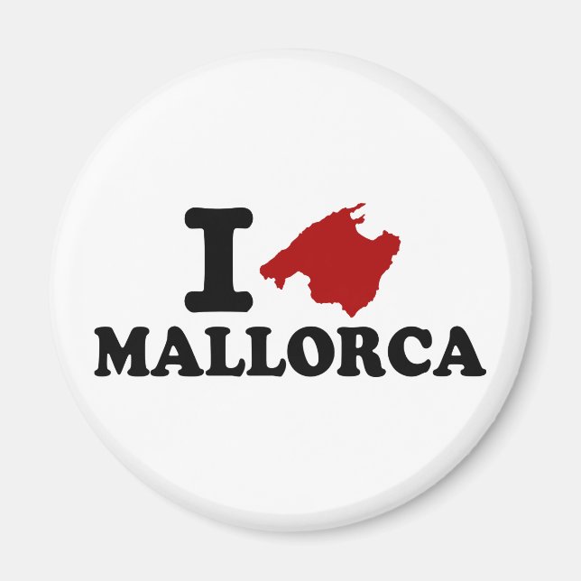 I kärlek Mallorca Magnet (Framsidan)