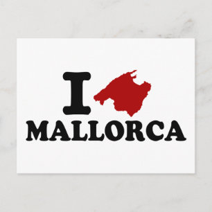 I kärlek Mallorca Vykort