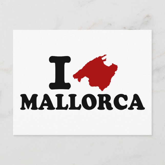 I kärlek Mallorca Vykort (Framsida)