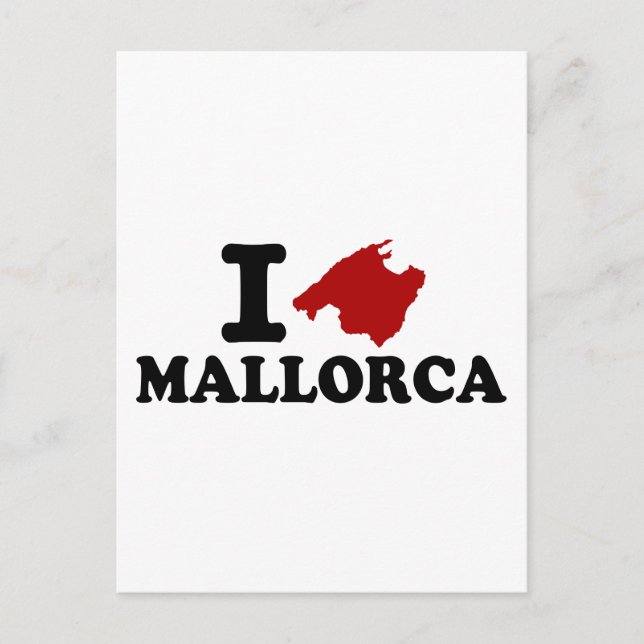 I kärlek Mallorca Vykort (Framsida)